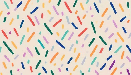 Multicolored Festive Background Funky Abstract Design with Playful Sprinkles