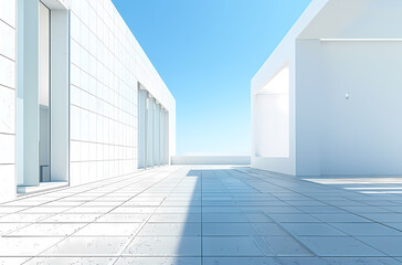 Fototapeta premium Minimal architectural space