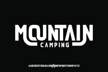 Obraz premium Display alphabet font vector design suitable for headline, poster, logo, magazine and many more