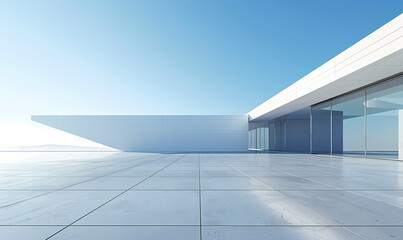 Fototapeta premium Minimal architectural space