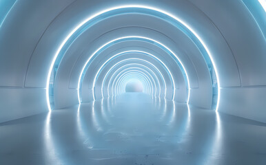 Obraz premium Minimal architectural space