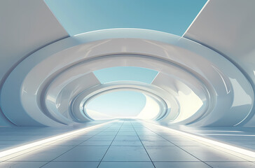 Obraz premium Minimal architectural space