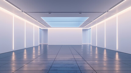 Obraz premium Minimal architectural space