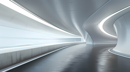 Obraz premium Minimal architectural space