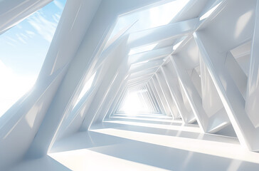 Obraz premium Minimal architectural space