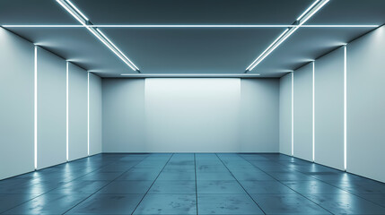 Fototapeta premium Minimal architectural space