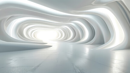 Obraz premium Minimal architectural space