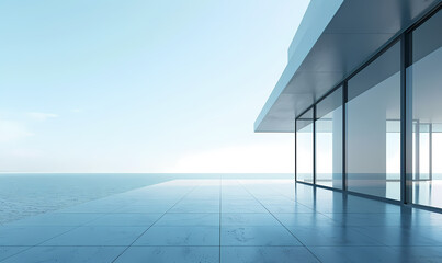 Fototapeta premium Minimal architectural space