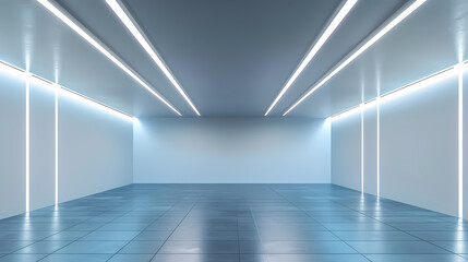 Obraz premium Minimal architectural space
