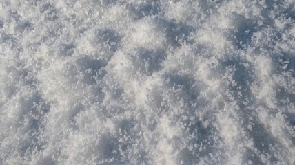 Obraz premium A clean snow texture illuminated by soft daylight