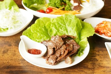 おいしい牛肉の焼肉