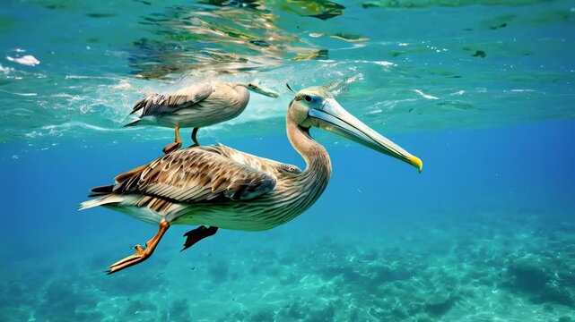 Birds That Swim in the Ocean