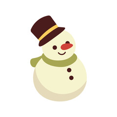 Christmas Vector Illustration - Snowman