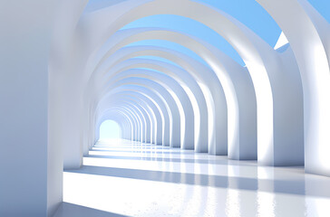 Obraz premium Minimal architectural space