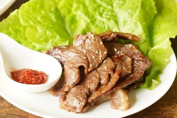 おいしい牛肉の焼肉