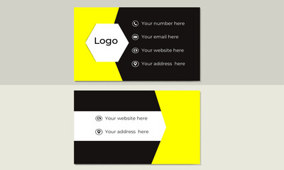 creative modern name card and business card