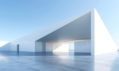 Obraz premium Minimal architectural space
