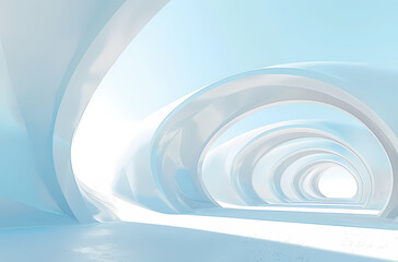 Obraz premium Minimal architectural space