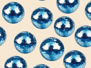 Blue Disco Balls