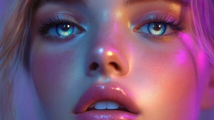 Neon Expressive Impact: An Artist's Journey into Vibrant, Neon-Inspired Digital Creations