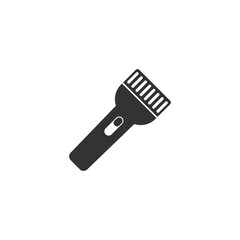 Flashlight icon isolated on transparent background