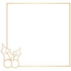 Holy Berry Golden Frame