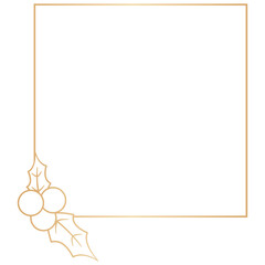 Holy Berry Golden Frame