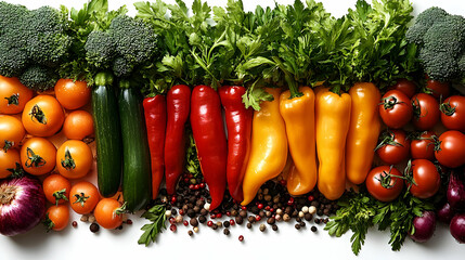 Vibrant Vegetables: A Colorful Harvest of Fresh Produce