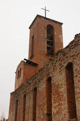 ruins of an old Finnish church