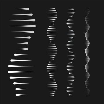 DNA Helix seamless pattern, human genetic symbol