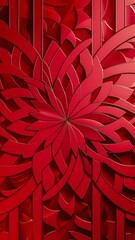 Design of red wallpaper texture as a background