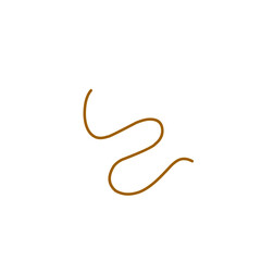 wavy brown line