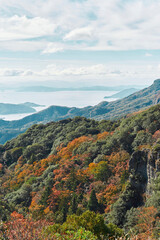 香川県小豆島：寒霞渓の紅葉