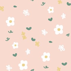 seamless pattern with flowers