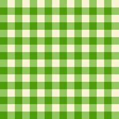 green plaid fabric