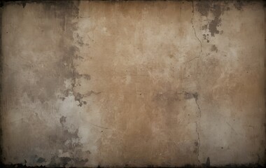 Fototapeta premium Aged Wall Texture: A Rustic Brown Concrete Background
