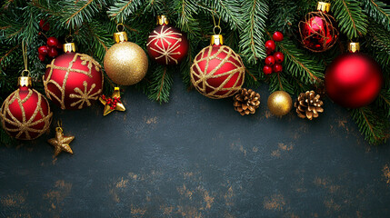 Christmas holiday background for invitation card xmas decoration and candy cane