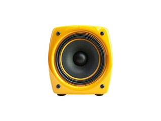 Small speaker isolated transparent background, PNG, generative ai,  