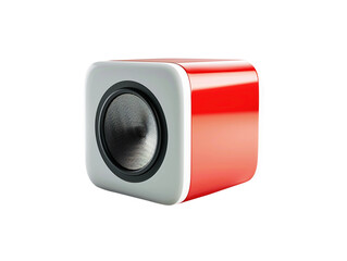 Small speaker isolated transparent background, PNG, generative ai,  