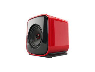 Small speaker isolated transparent background, PNG, generative ai,  