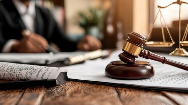 Legal meeting in office law chamber professional document review focused atmosphere informed perspective justice system impact