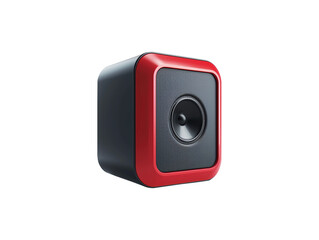 Small speaker isolated transparent background, PNG, generative ai,  