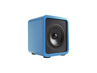 Small speaker isolated transparent background, PNG, generative ai,  