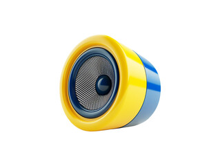 Small speaker isolated transparent background, PNG, generative ai,  