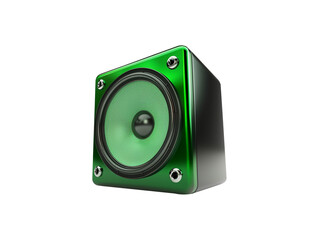 Small speaker isolated transparent background, PNG, generative ai,  