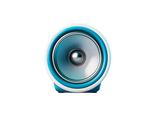 Small speaker isolated transparent background, PNG, generative ai,  