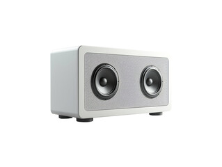 Small speaker isolated transparent background, PNG, generative ai,  