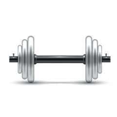 Sport dumbbell on a white background designed for fitness enthusiasts