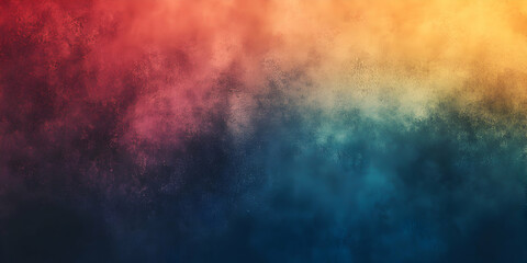 Obraz premium Abstract Colorful Texture, Gradient Hues Transitioning from Red to Teal, Creating a Vibrant and Textured Background Image