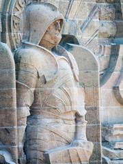Monument to the Battle of the Nations, Leipzig, Germany. This comemorates the 1813 Battle of...